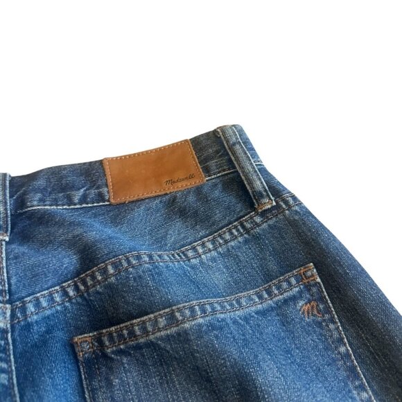 Madewell Rigid Demi-Boot Crop Jeans Medium Wash Denim 100% Cotton Size 26 Womens - Picture 8 of 12